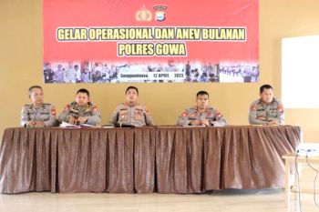 Polres Gowa gelar operasi pengamanan jelang Idul Fitri 1444 Hijriah
