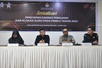 Jumlah Dapil sama, alokasi kursi berbeda, ini penjelasan ketua KPU Padang Panjang