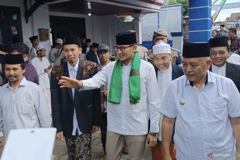 Sandiaga mendengarkan masukan tokoh ulama terkait wacana kepindahannya ke PPP