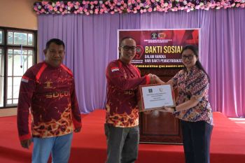 Kemenkumham Sulut  anjangsana ke panti asuhan sambut HBP ke-59