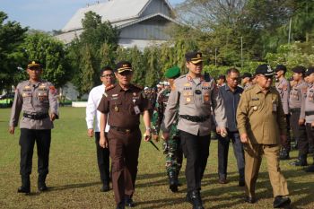 ARUS MUDIK - Polres Tabalong bangun pos pengamanan di perbatasan