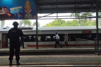 Kapolda Lampung tinjau Stasiun Tanjungkarang pastikan keamanan pemudik