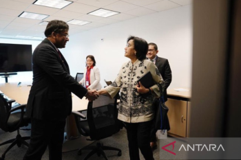 Menkeu Sri Mulyani bahas keanggotaan penuh RI saat bertemu Presiden FATF