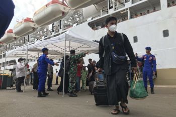 Sebanyak 700 peserta mudik gratis BUMN tiba di Batam