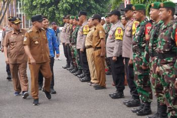 Pemkot Palu libatkan satgas Pancasila jaga keamanan cuti Lebaran