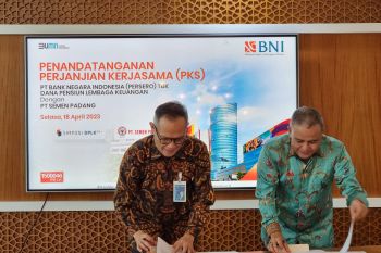 PT Semen Padang percayakan pengelolaan dana pensiun pegawai di DPLK BNI