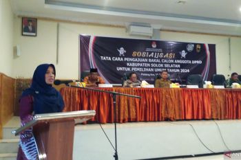 KPU sosialisasikan cara pengajuan bakal calon anggota DPRD