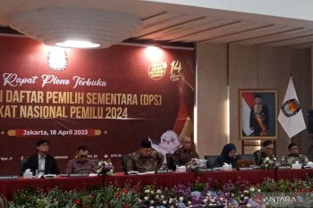 KPU RI meminta partai politik peserta Pemilu 2024 cermati DPS