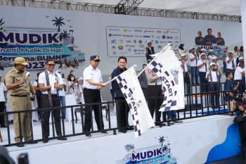 Pemudik mengapresiasi program Mudik Gratis SPJM bersama BUMN 2023