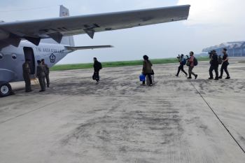 Mudik gratis dengan pesawat militer