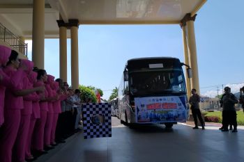 Kapolda Sulut lepas mudik gratis Manado-Gorontalo