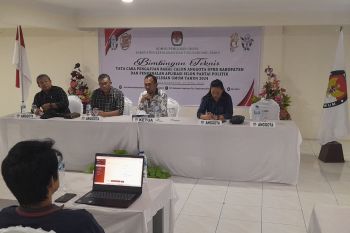 KPU Sitaro gelar bimtek tata cara pengajuan bakal calon anggota DPRD