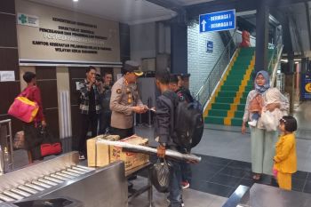 Polda Lampung cek arus mudik di Pelabuhan Bakauheni