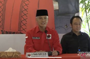 Ganjar Pranowo nyatakan komitmen melanjutkan kepemimpinan Jokowi