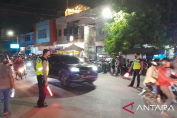 Dua lokasi pusat perbelanjaan di Kota Palu terpantau macet