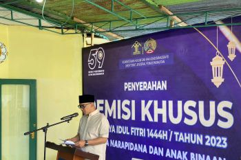 576 WBP di Sulawesi Utara dapat remisi khusus Idul Fitri