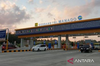 5.685 kendaraan masuk tol Manado-Bitung saat Idul Fitri