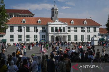 Kota Tua Jakarta padat wisatawan pada H+2 Lebaran