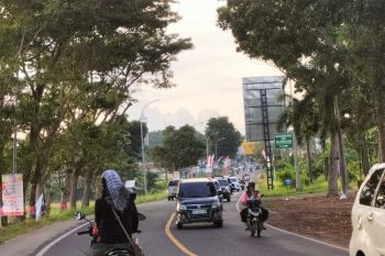 Jalinsum terus dipadati pemilir arus balik Lebaran pada H+2