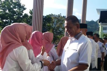 Bupati Pessel pimpin langsung apel perdana ASN pascalebaran