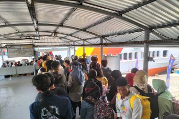 Jumlah pemilir di Pelabuhan Bakauheni pada H+3 capai 123.232