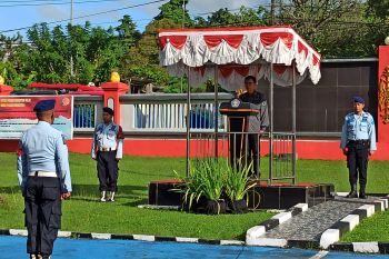 Kakanwil Kemenkumham Maluku minta lapas gelar apel pasca-Lebaran  2023