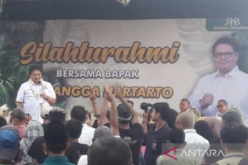 Airlangga : Berpolitik jangan bikin tegang tapi kebahagiaan masyarakat