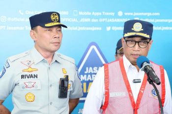 Pastikan kelancaran arus balik, tim gabungan meninjau kondisi lalulintas di sejumlah wilayah