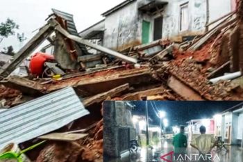 Tujuh rumah di Tapanuli Tengah rusak akibat longsor