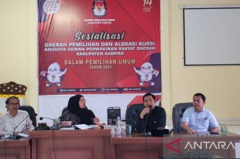 KPU Kampar buka pendaftaran bacalon anggota DPRD Kampar mulai hari ini
