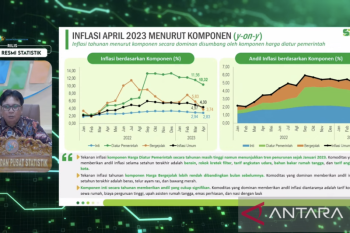 Ekonom sebut inflasi RI punya potensi turun ke 3 persen pada akhir 2023