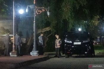 Presiden Jokowi bertemu dengan para ketua umum partai politik di Istana