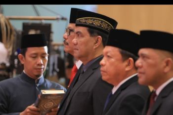 Kakanwil Kemenkumham Sumsel dilantik jadi anggota Majelis Pengawas dan Majelis Kehormatan Notaris
