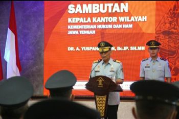 Kepala Kanwil Kemenkumham Jateng lantik 39 pejabat
