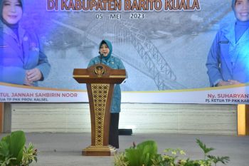 Tim Penggerak PKK Kalsel gelar pertemuan rutin empat bulanan di Batola