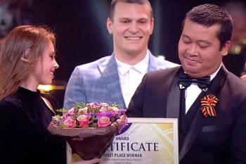 Raymond Sihombing juarai Festival Musik "Road to Yalta" di Moskow