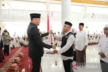 Bupati Gowa melepas keberangkatan 589 calon haji reguler