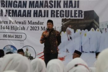 Kemenag Sulbar sampaikan pelaksanaan ibadah haji ramah lansia