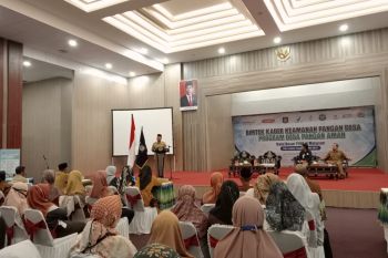 Pemkab Lombok Tengah menggelar pelatihan dukung Program Desa Pangan Aman