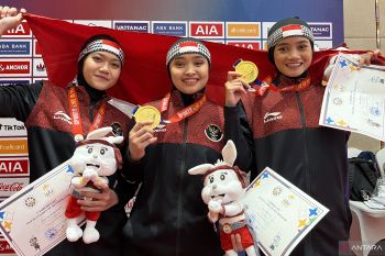 Tim kun bokator putri Indonesia pertama kali sumbang emas