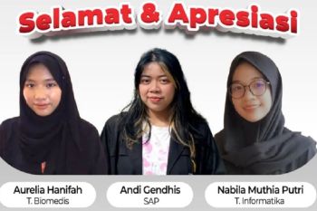 Lolos program IISMA, tiga mahasiswa Itera bersiap kuliah di luar negeri
