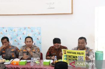 Polres OKU sosialisasikan bantuan polisi ke pelosok desa