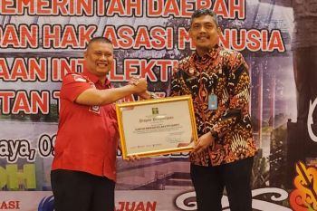 Imigrasi Sampit raih penghargaan Pelayanan Publik Berbasis HAM