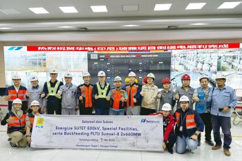 PLTU Sumsel-8 Masuki Tahap Uji Coba Operasi
