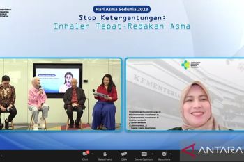 Sekitar 57,5 persen pasien di Indonesia masih berisiko alami serangan asma