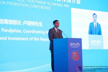 Menko Marves: Skema TCTP tingkatkan kerja sama industri Indonesia-China