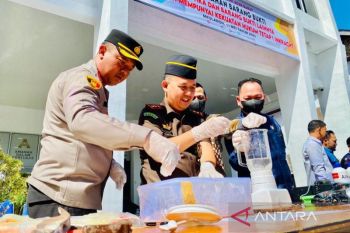 Kejari Aceh Barat musnahkan sabu hasil pengungkapan Satgas Merah Putih