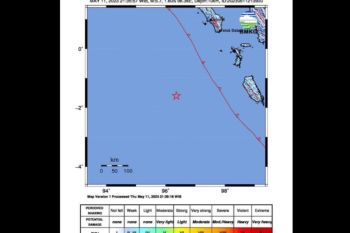 BMKG: Gempa magnitudo 5,7 guncang wilayah Nias Selatan