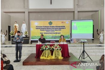 Kemenag Sulut lakukan penguatan moderasi beragama keluarga Katolik