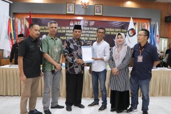 KPU Sumbar: Satu bakal calon DPD RI tidak lanjutkan pendaftaran